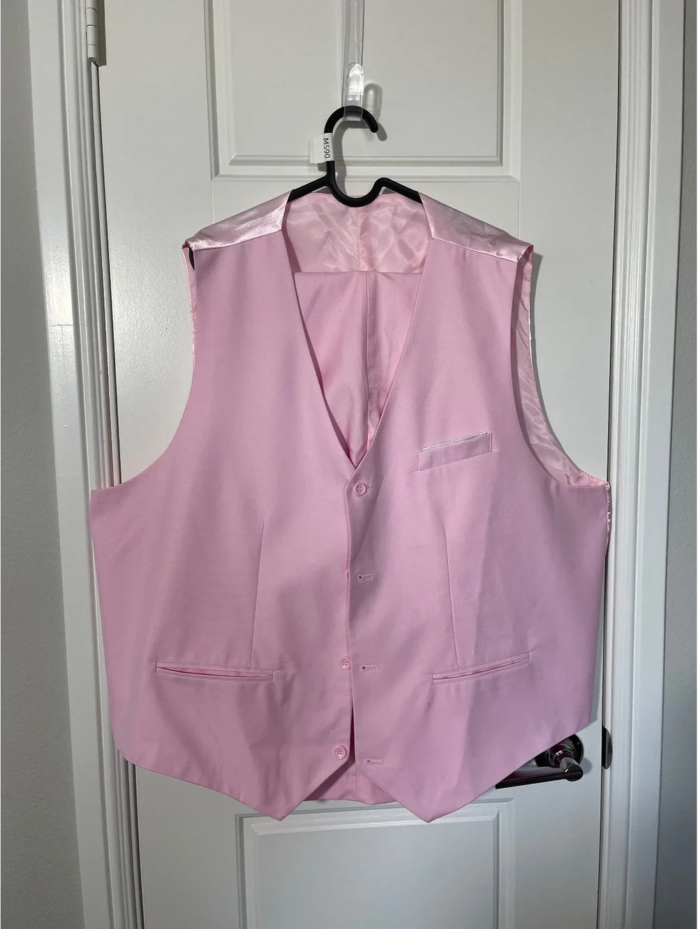 Suits for Men Size 3XL Pink 3 Pieces M590